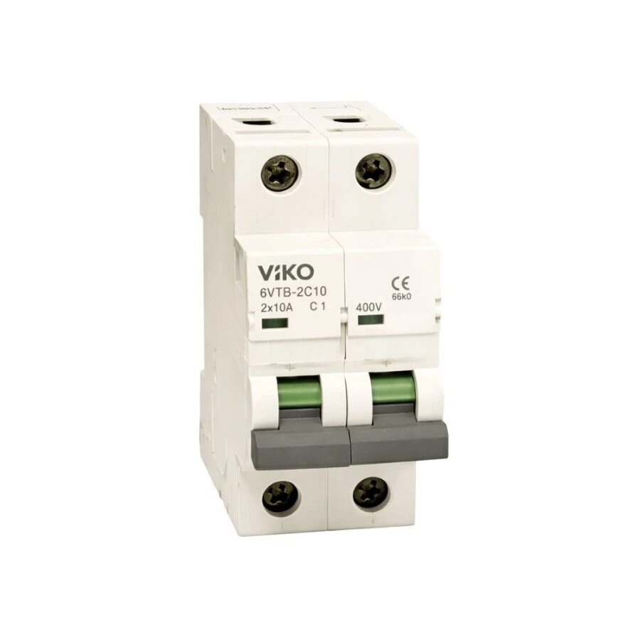 Viko 6VTB-2C10 Otomatik Sigorta 2x10A C Tipi 6kA