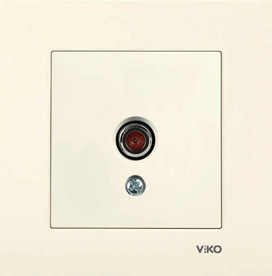 Viko Karre Krem Tv Dirençsiz Mekanizma (Çerçeve Hariç)