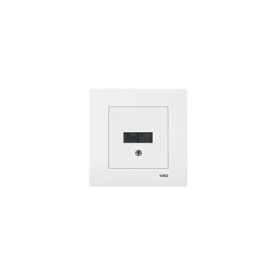 Viko Karre/Meridian Fiber Optik Konnektör Beyaz (Çerçevesiz)