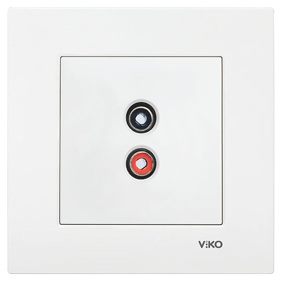 Viko Karre/Meridian Beyaz Müzik Yayın Prizi Mekanizma (Çerçeve Hariç)