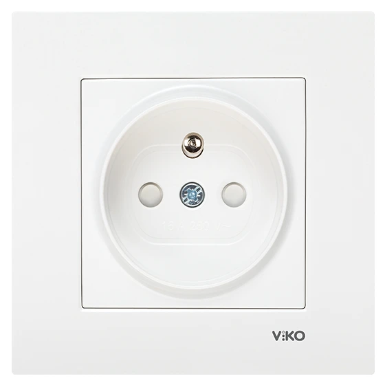 Viko Karre/Meridian Beyaz Ups Priz Çocuk Korumalı Mekanizma (Çerçeve Hariç)