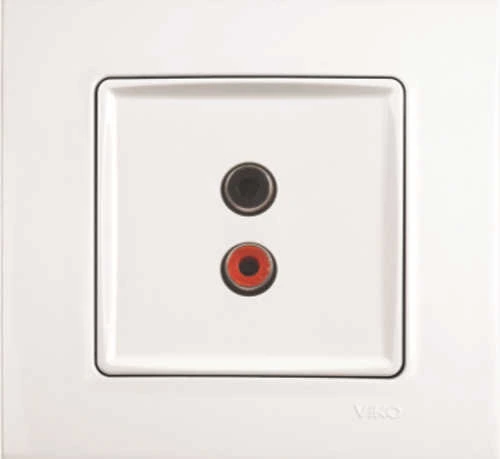 Viko Karre/Meridian Krem Müzik Yayın Prizi Mekanizma (Çerçeve Hariç)