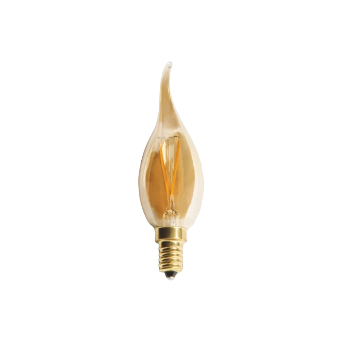 Cata CT-4281 4W E14 Amber Rustik Led Kıvrık Buji Ampul