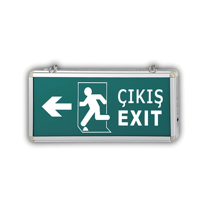 Cata CT-9170 Üç Saat Akülü Led Exit Çıkış Armatürü
