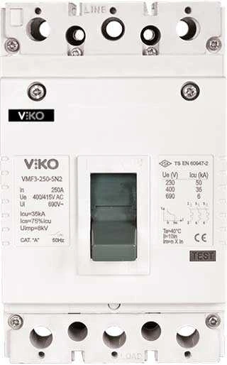 Viko - VMF2-160-SN2 3x160A 35ka Sn2 Sabit Kompakt Şalter