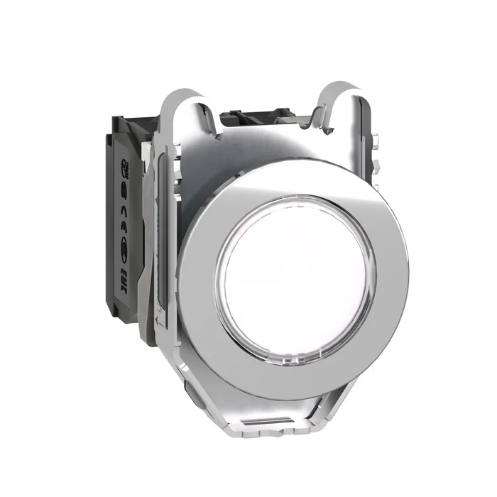Işıklı, yaylı butonlar LED 24 VAC /DC Beyaz 1 NA+1 NK