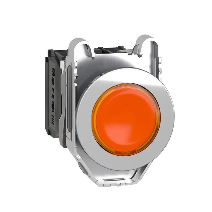 Işıklı, yaylı butonlar LED 230 VAC Sarı 1 NA+1 NK
