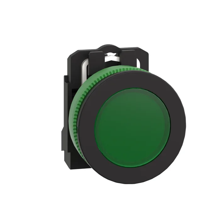 Sinyal lambaları LED”li 230 V AC Yeşil