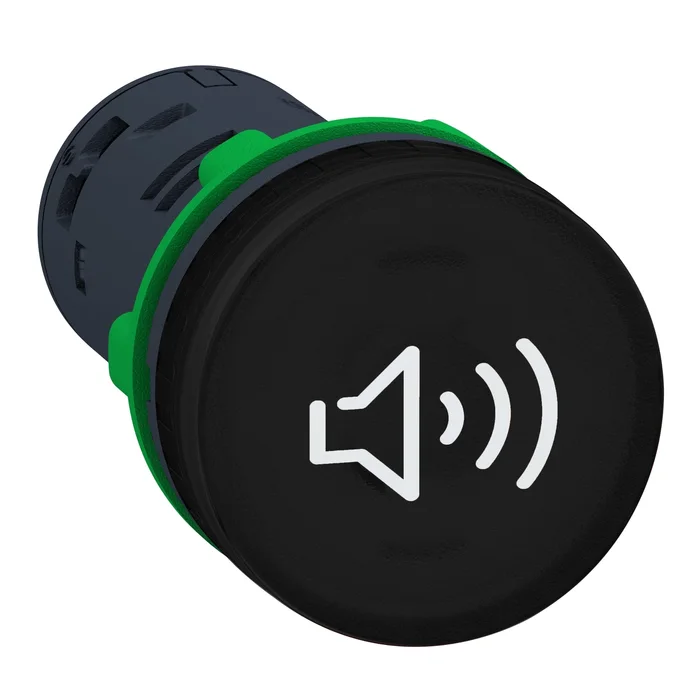 DIA 22 80 DB BUZZER Black