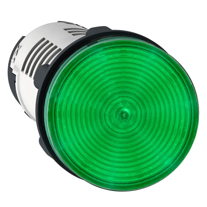 ROUND PILOT LIGHT DIAM 22 IP 54 GREEN IN