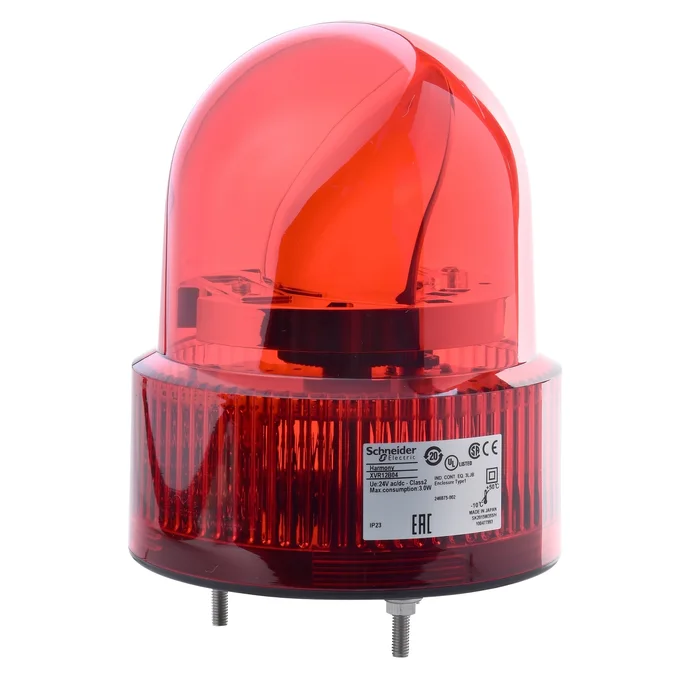 Schneider XVR12B04 - Döner tepe lambası, kırmızı, LED, 24V AC/DC