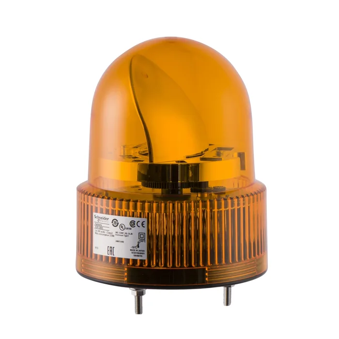 Schneider XVR12B05S - Döner tepe lambası,turuncu,LED,24VAC/DC,buzzer