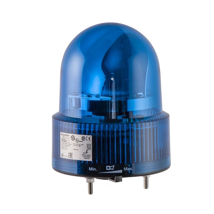 Schneider XVR12B06 - Döner tepe lambası, mavi, LED, 24V AC/DC