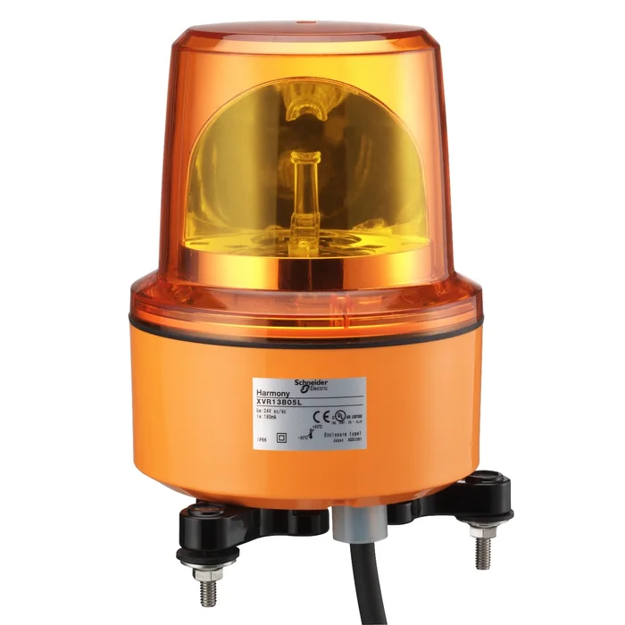 Schneider XVR13M05L - Döner tepe lambası, turuncu, LED, 230V AC