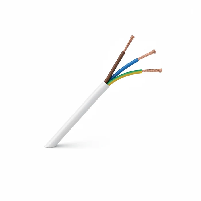 Öznur TTR 3x1,5 mm² beyaz kılıflı kablo