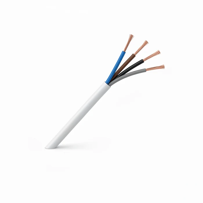 Öznur TTR 4x6 mm² beyaz kılıflı kablo