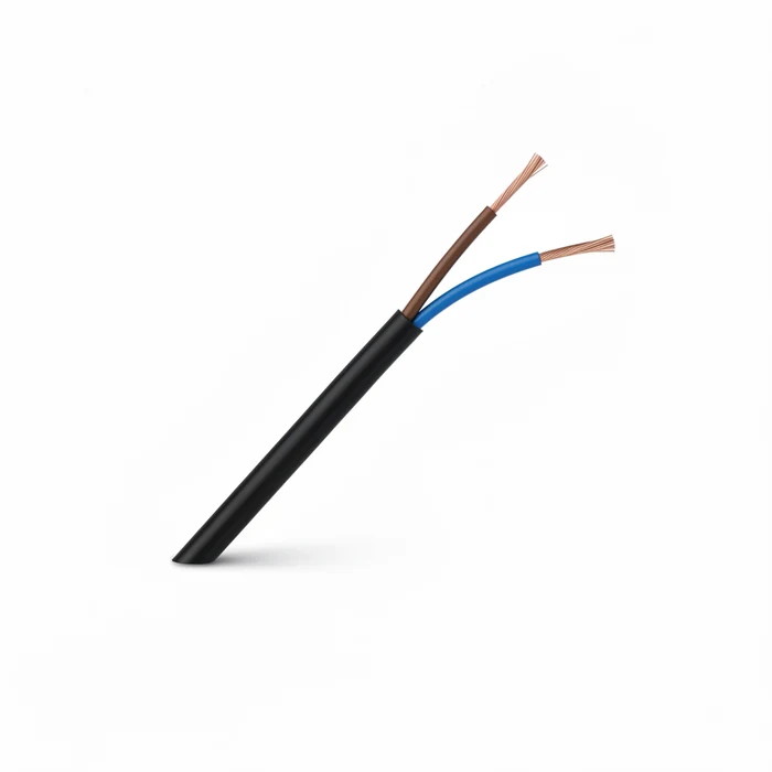 Öznur TTR 2x0,75 mm² siyah kılıflı kablo