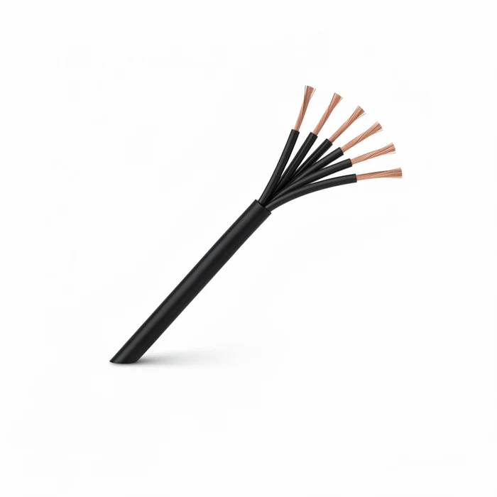 Öznur TTR 7x2,5 mm² siyah kılıflı kablo