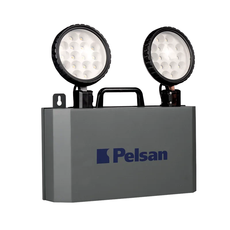 Pelsan Pelsan Emera 2x20W IP40 4000K Metal Emergency Spot Acil Aydınlatma Armatür 11744