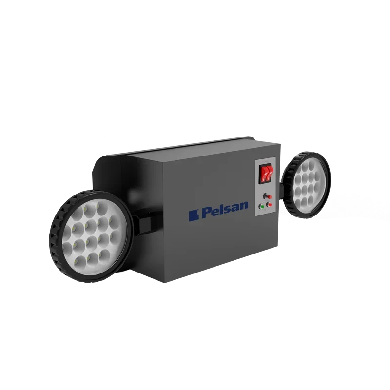 Pelsan Pelsan Lumina 2x10W IP40 4000K Metal Emergency Spot Acil Aydınlatma Armatür 1175