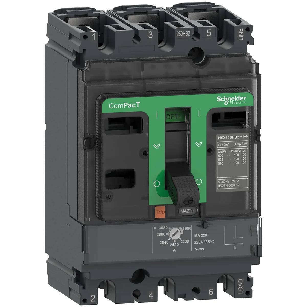Schneider Electric C16F3MA150 Kompakt Otomatik Sigorta