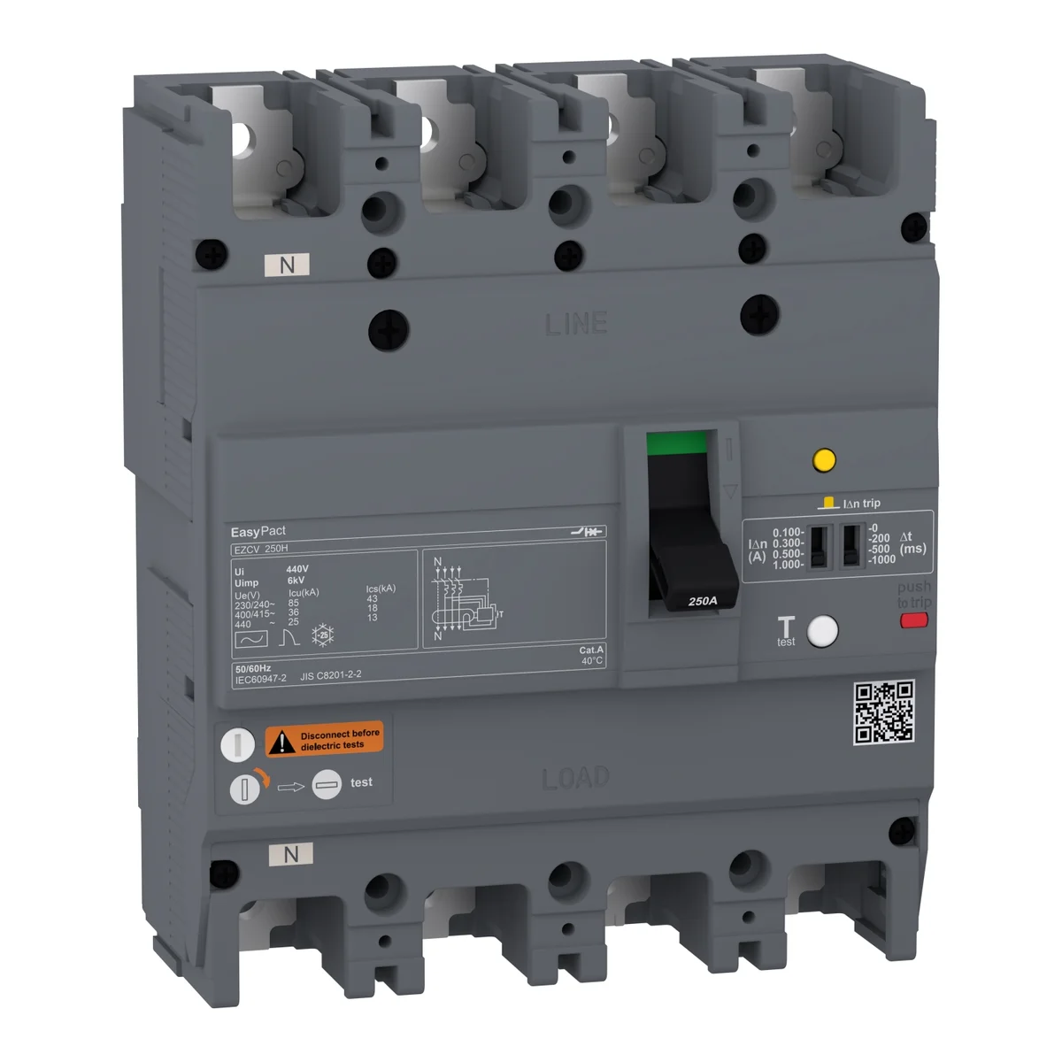 Schneider Electric EZCV250H4063 Ekonomik Kompakt Şalter
